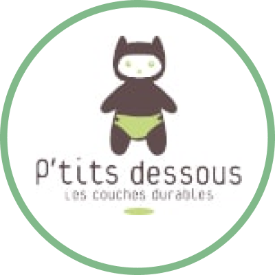 Logo de la marque P'tits Dessous sur la marketplace éthique et durable Shopetic
