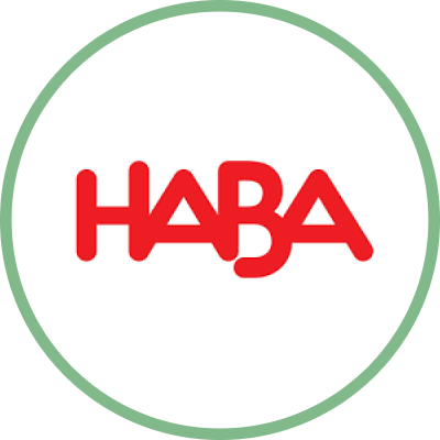 Logo de la marque Haba sur la marketplace éthique et durable Shopetic