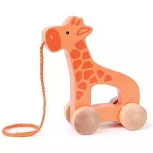 Image produit Girafe Jouet en bois  à traîner - Jouets écolo premier Age sur Shopetic