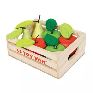 Image produit Jouet en bois Marchande Caisse de pommes et poires sur Shopetic